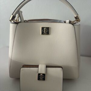 Kate Spade Cream Satchel Bag